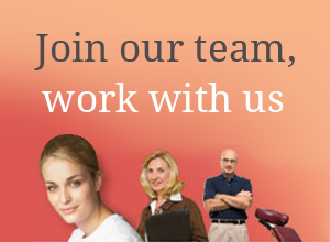 Join our team, Work with us